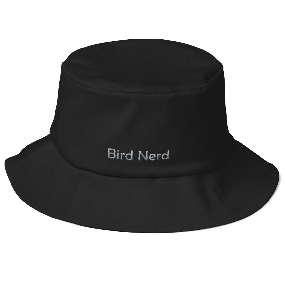 Bird Nerd Old School Bucket Hat Bird Nerd